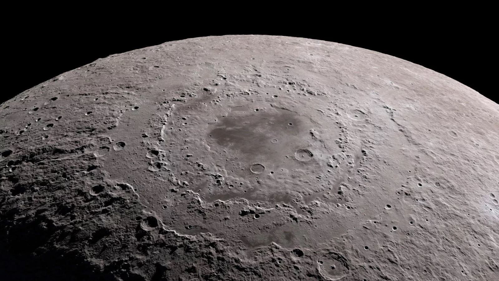 Vỏ Mặt Trăng. Ảnh: NASA