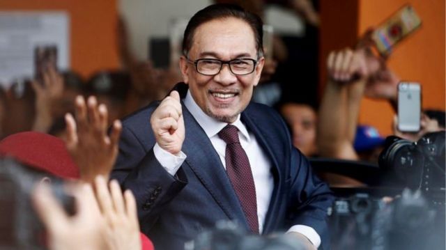 Thủ lĩnh đối lập Anwar Ibrahim. Ảnh: BBC