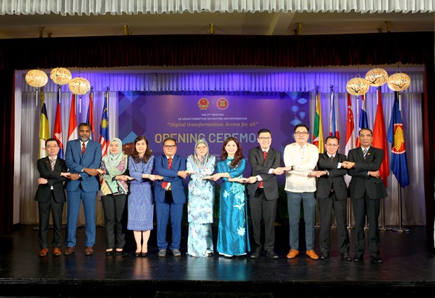 Hội nghị được kỳ vọng đề ra các định hướng tăng cường truyền thông về ASEAN trên môi trường số, quảng bá bản sắc ASEAN, thúc đẩy sự đoàn kết giữa nhân dân các nước trong khu vực. (Ảnh: Vietnam+)