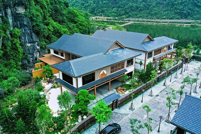 Sun Onsen Village – Limited Edition tái hiện kiến trúc Wabi Sabi trong từng căn biệt thự. Ảnh Sun Property