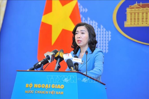 Vietnamese Foreign Ministry spokeswoman Le Thi Thu Hang (Photo: VNA) 