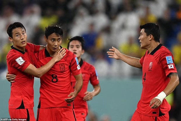 Hàn Quốc dừng bước ở vòng 1/8 World Cup 2022. (Nguồn: Getty Images)