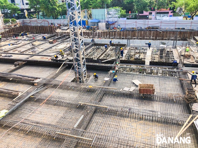 The project is under urgent construction to ensure the on-schedule completion