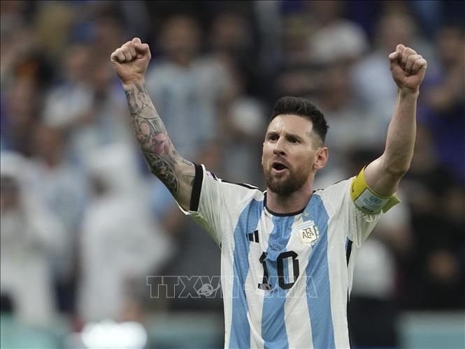 Siêu sao 35 tuổi Lionel Messi. Ảnh: TTXVN