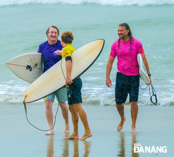 International athletes were excited to participate in the first-ever Da Nang Surfing Open 2022.