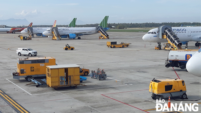 A corner of Da Nang International Airport. Photo: THANH LAN