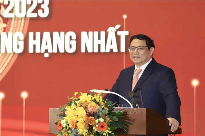 Thủ tướng Chính phủ Phạm Minh Chính phát biểu. Ảnh: Minh Quyết/TTXVN