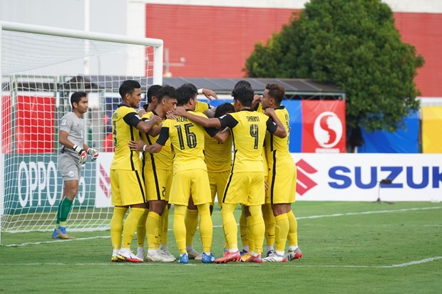 Các cầu thủ Malaysia. Ảnh tư liệu: affsuzukicup