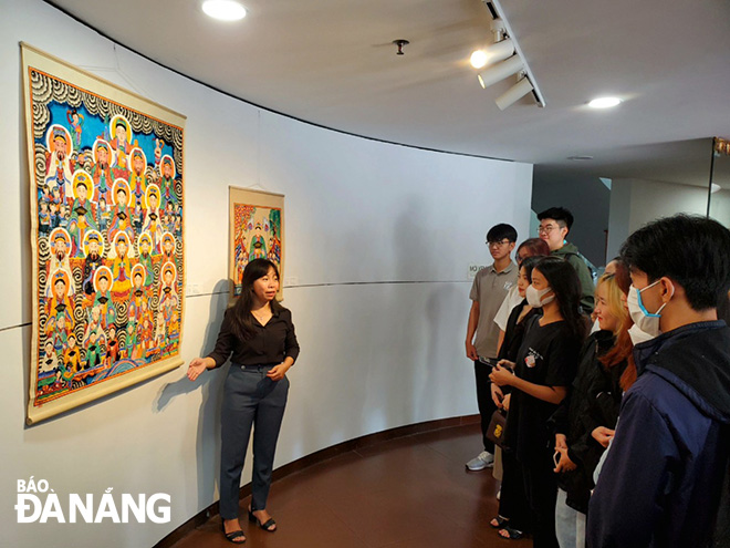 Bảo tàng Mỹ thuật Đà Nẵng bắt đầu bán vé tham quan trở lại từ ngày 1-1-2023. Ảnh: T.Y	