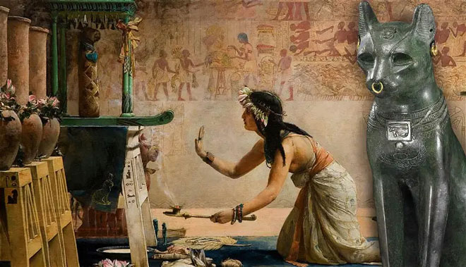 Mèo ở thời kỳ Ai Cập cổ đại