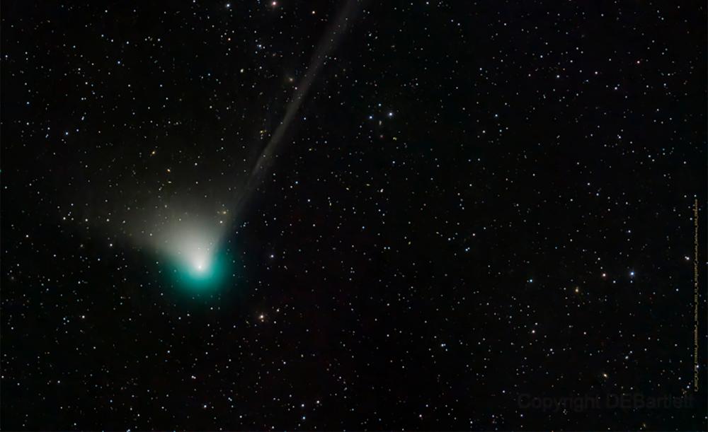 C/2022 E3 (ZTF) sao chổi sẽ bay gần Mặt Trời nhất vào ngày 12-1 và bay qua Trái Đất vào ngày 1-2. Ảnh: AFPPIX/thesundaily.my