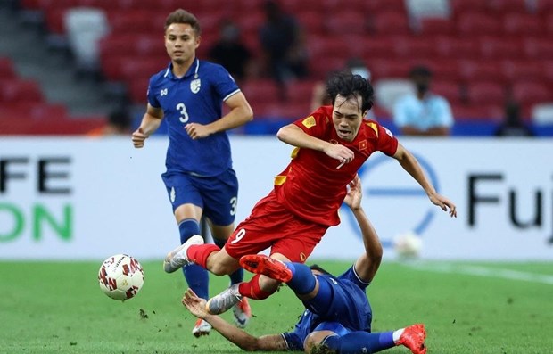 Việt Nam đối đầu Thái Lan ở chung kết AFF Cup 2022. (Nguồn: Getty Images)