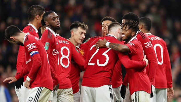Manchester United thẳng tiến vào chung kết Cúp Liên đoàn Anh