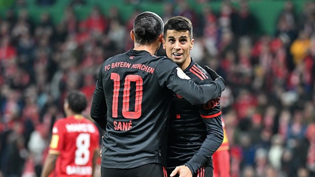 Cancelo góp công giúp Bayern chiến thắng. (Nguồn: Getty Images)