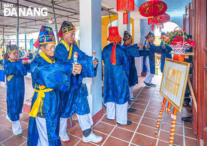 A ceremony to pray for peace