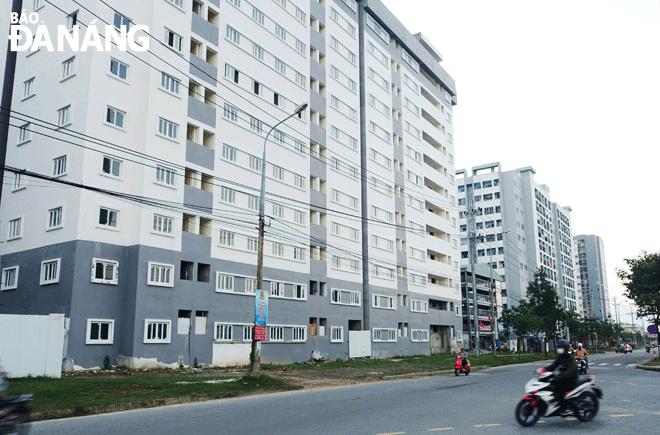 Developed by Green Realty Saigon Thuan Phuoc Corporation, the social housing project located in Hoa Khanh Industrial Park, has been meeting the housing needs of blue-collar workers working for companies based in local industrial parks. Photo: HOANG HIEP