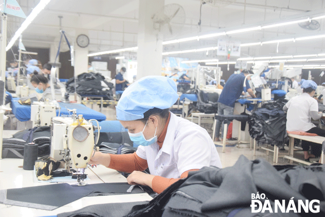 Production activities at the March 29 Textile and Garment JSC