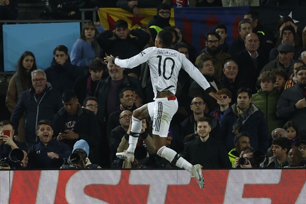 Rashford thăng hoa giúp M.U cầm hòa Barcelona. (Nguồn: Getty Images)