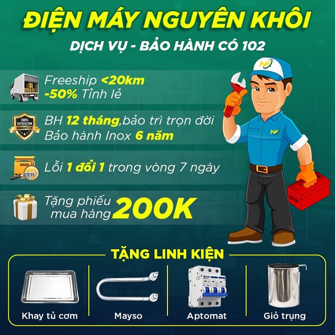 Ưu đãi mua hàng tại Nguyên Khôi.