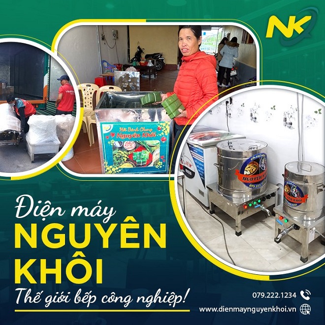 Nguyên Khôi nhận sản xuất thiết bị bếp công nghiệp theo yêu cầu.