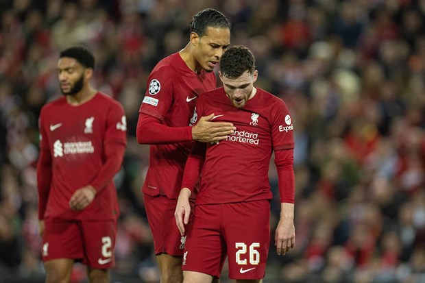  Liverpool thảm bại trên sân nhà và khó có cơ hội ngược dòng. (Nguồn: Getty Images)