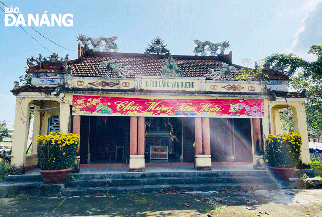 The Van Duong Communal House located in Hoa Lien Commune, Hoa Vang District, will undergo renovations soon to make its conservation more effective. Photo: TUONG VUY