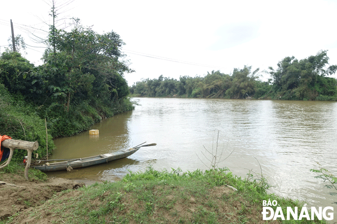 The planning area for the construction of the Quang Da Bridge and its approach roads. Photo: H.H