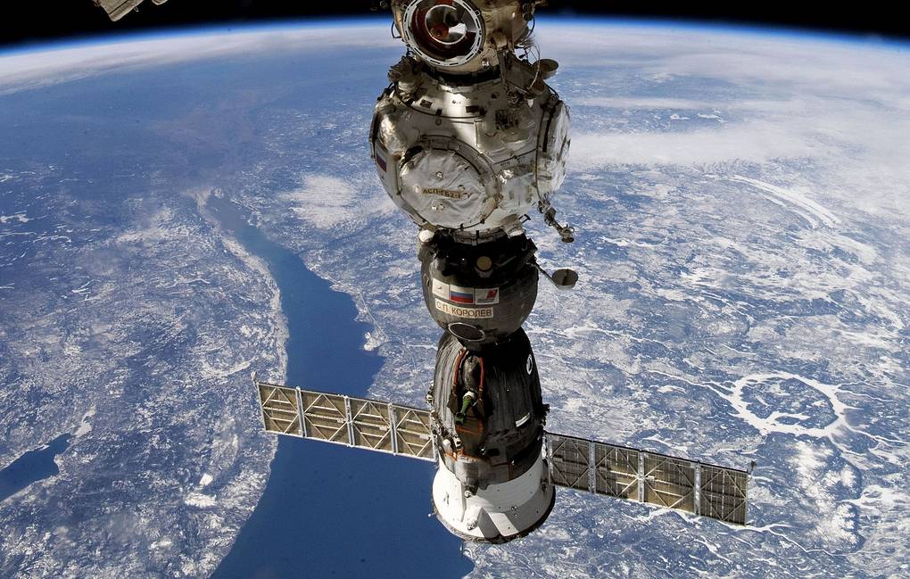 Tàu vũ trụ Soyuz MS-22. Ảnh: AP