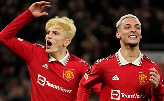 MU là cái tên nổi bật nhất trong số các đội lọt vào vòng 1/8 Europa League 2022 - 2023. Ảnh: Eurosports