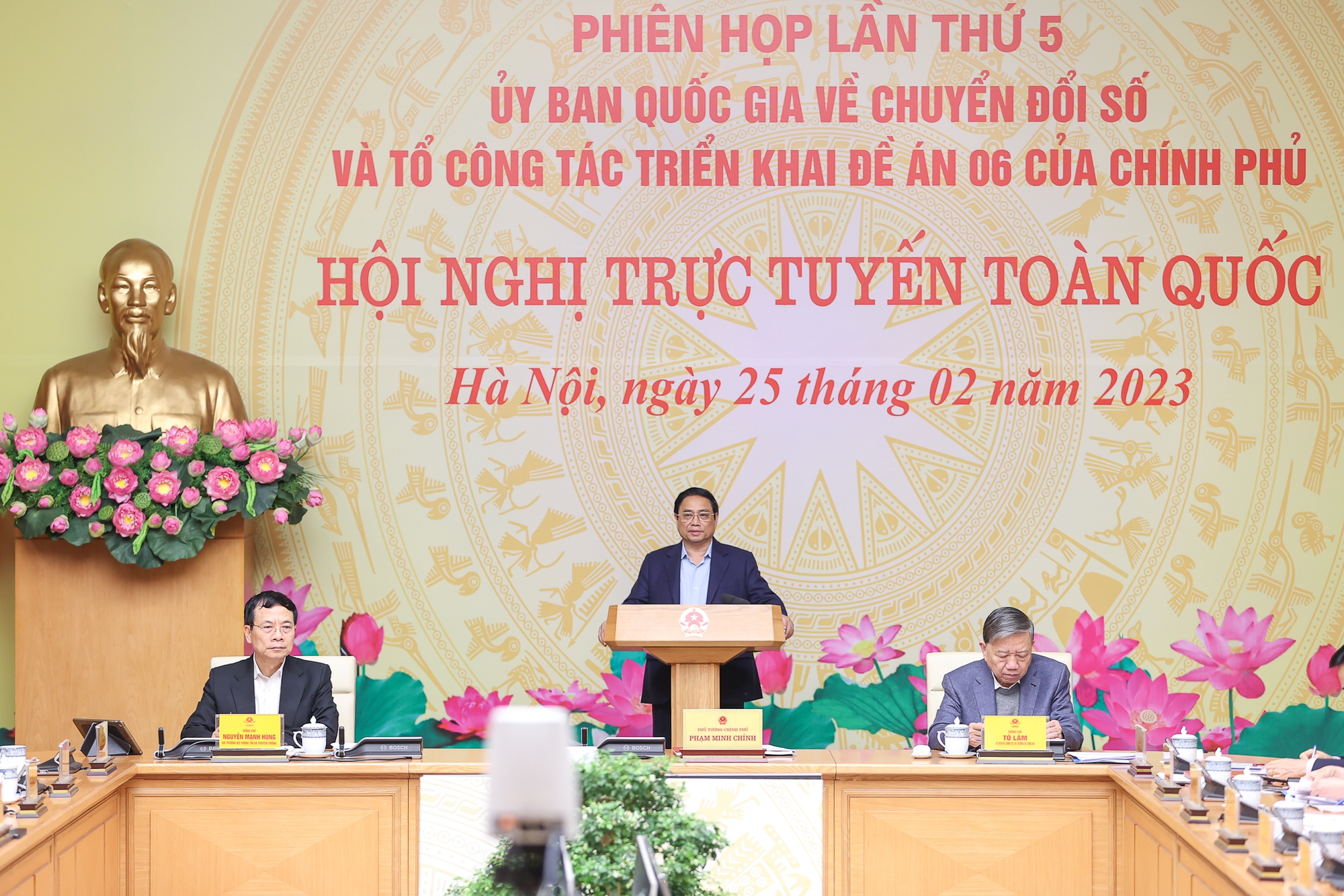 PM Pham Minh Chinh spoke at the event