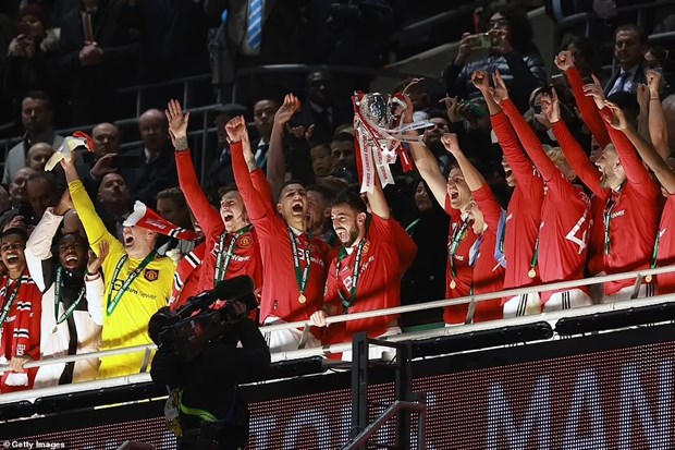 Manchester United vô địch League Cup. (Nguồn: Getty Images)