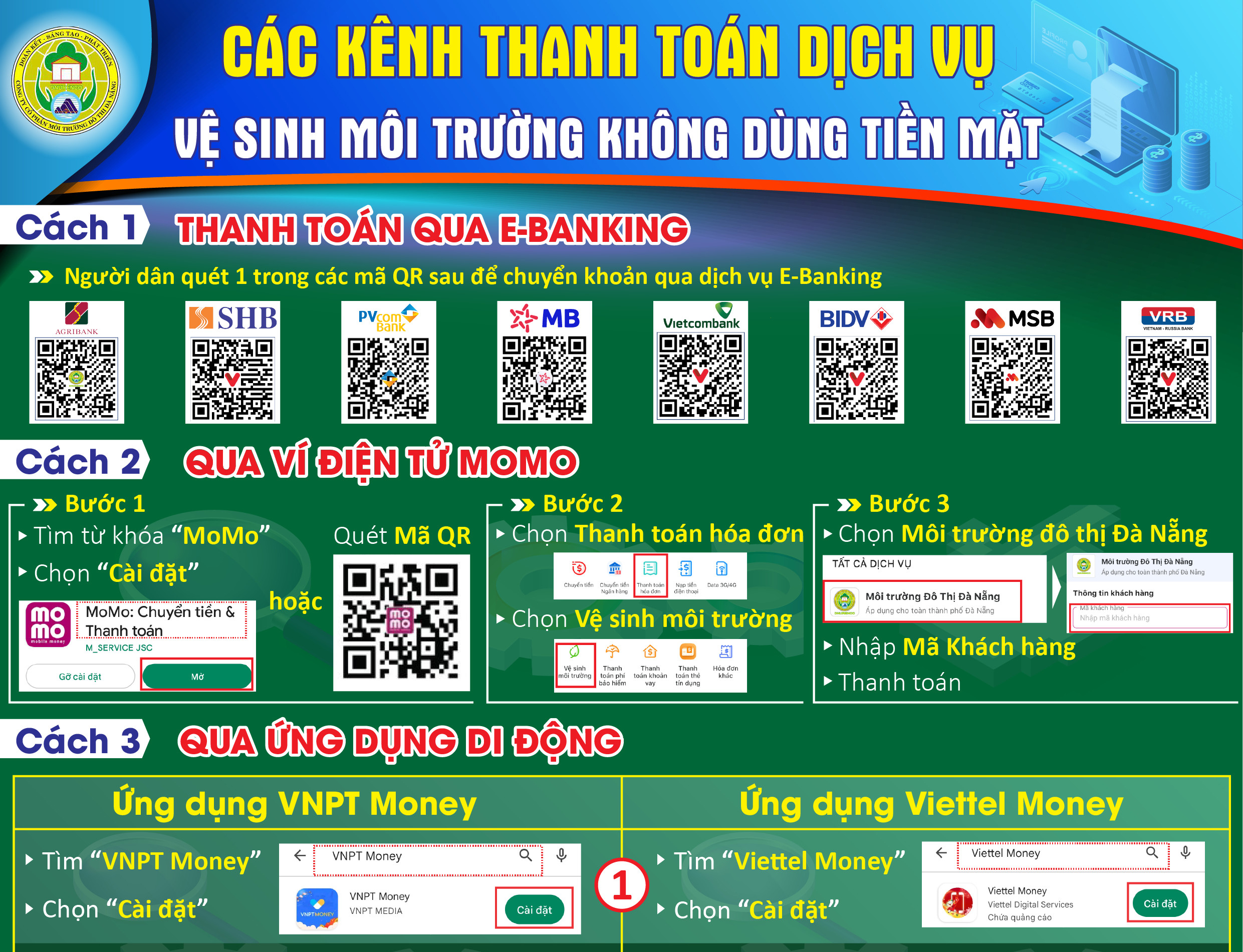 Khuyến khích hộ gia đình thanh toán không dùng tiền mặt