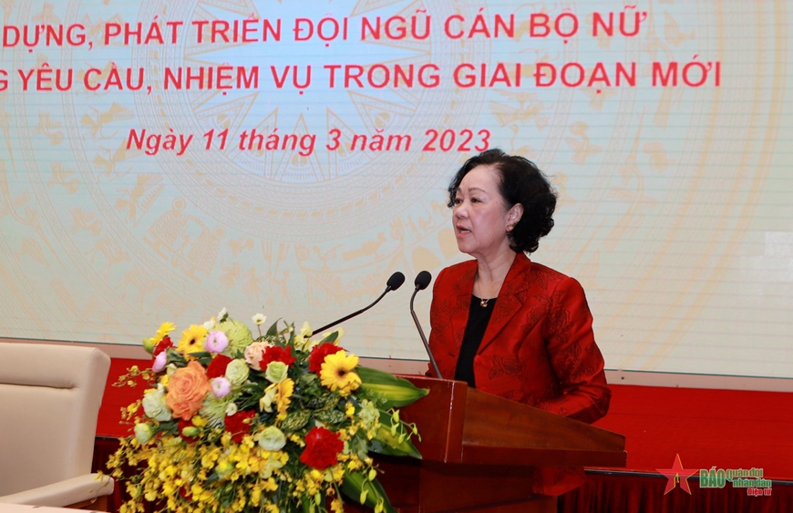 Chú trọng phát triển đội ngũ cán bộ nữ