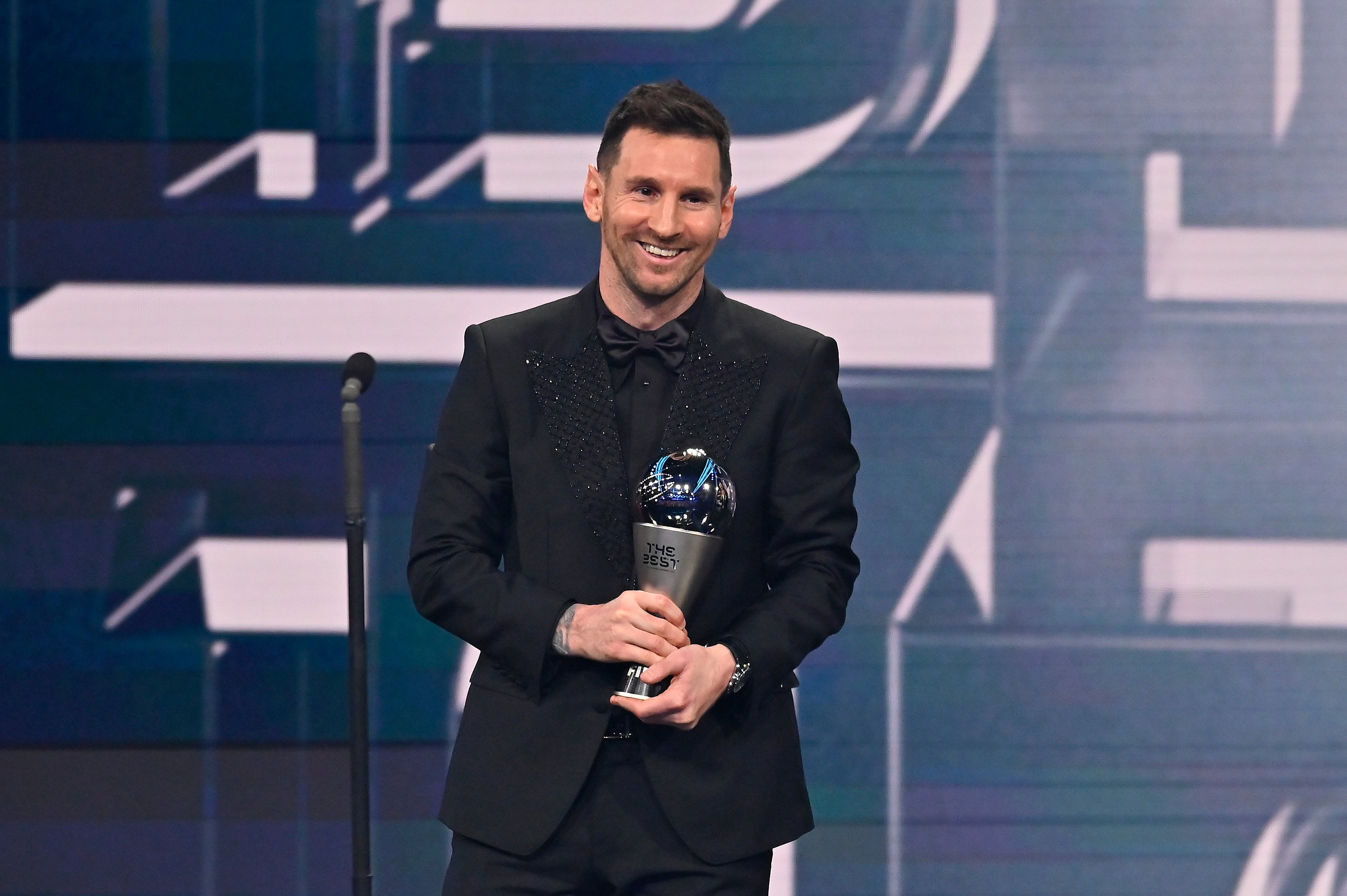 Messi giành giải FIFA The Best 2022. Ảnh: Getty