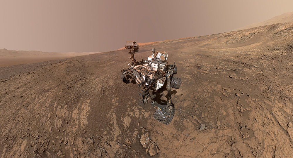 Robot thám hiểm Curiosity. Ảnh: NASA