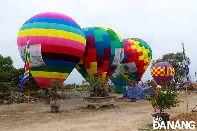 Art kite and hot air balloon festivals are taking place in certain time frames during the three-day festival