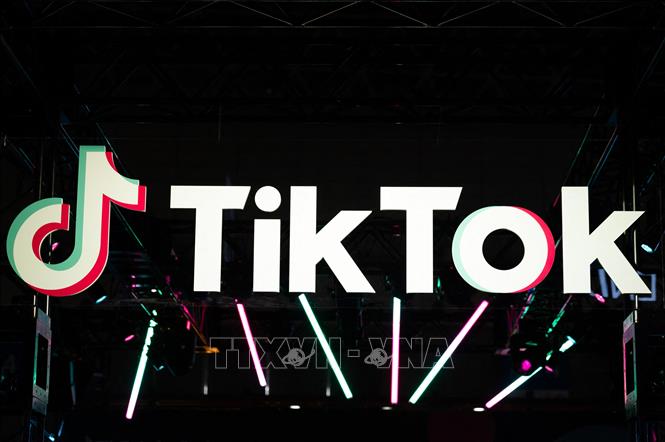 Biểu tượng ứng dụng TikToK. Ảnh: AFP/TTXVN