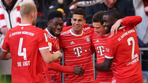 Hàng thủ Bayern chơi ấn tượng giúp Bayern chiến thắng. (Nguồn: Getty Images)