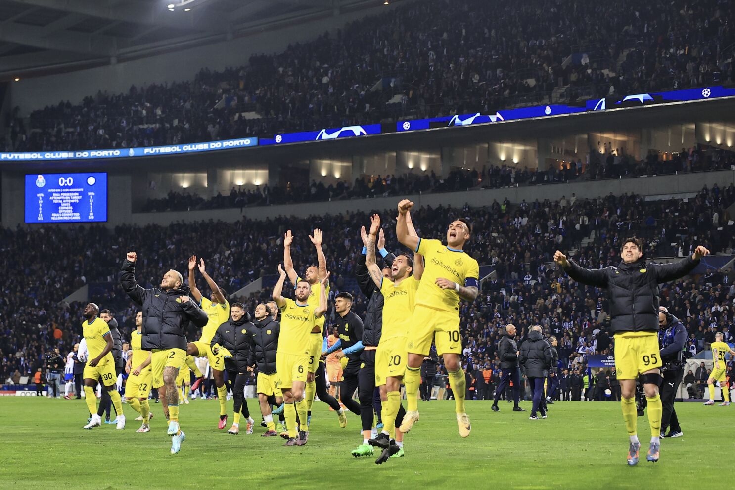 Inter Milan giành vé vào tứ kết Champions League. (Nguồn: Getty Images)