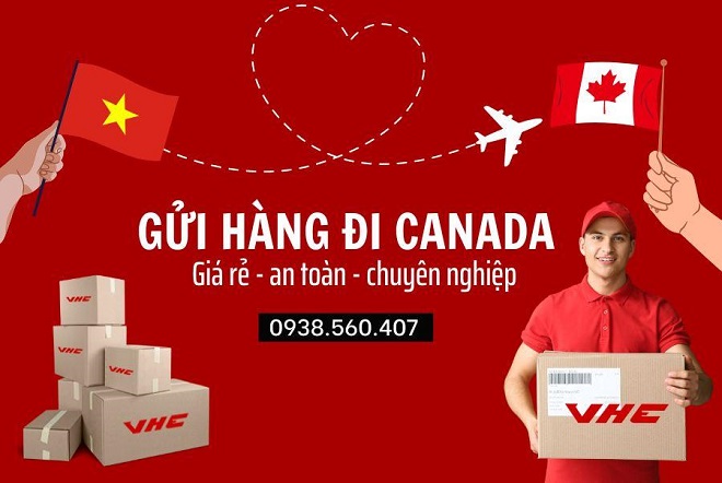 Hàng được gửi đi Canada đa dạng.