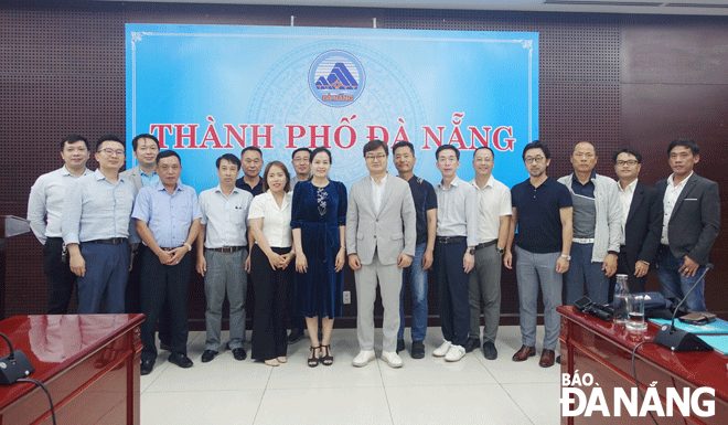 The Da Nang Investment Promotion and Support Board held a reception on Friday afternoon for a group of visitors from the Korean Real Estate Brokers Association