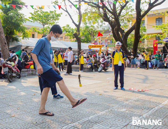 Pupils are seen playing at this year's camp