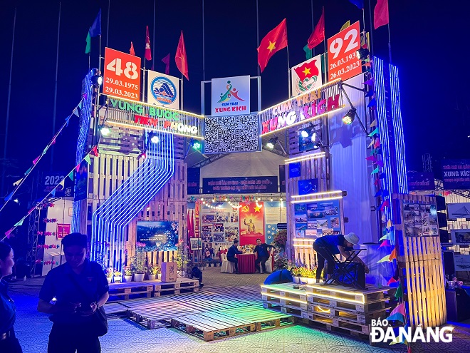 The camp at the Da Nang Exhibition and Convention Centre attracts the participation of 500 people from 24 units under the municipal Youth Union