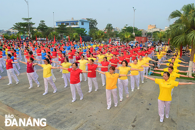 A flashmob performance