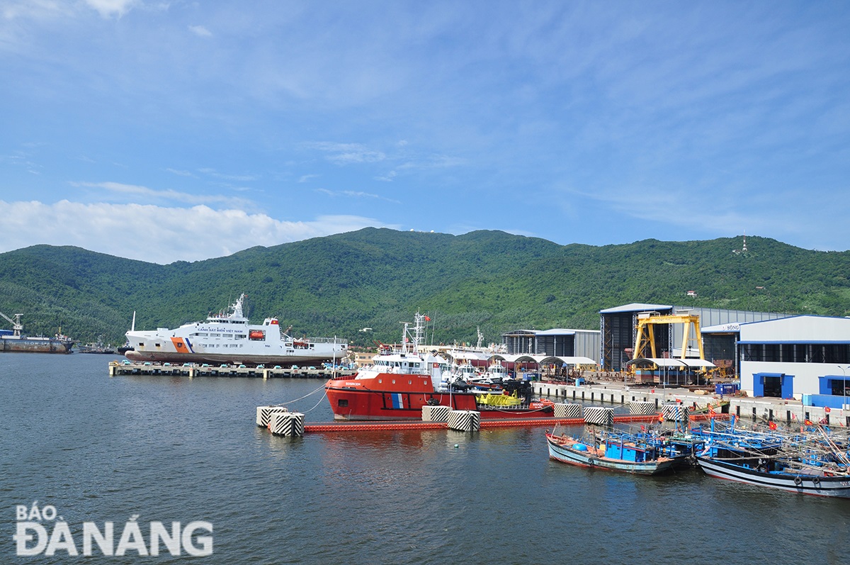 A corner of the Tho Quang fishing wharf (Photo: DNO)