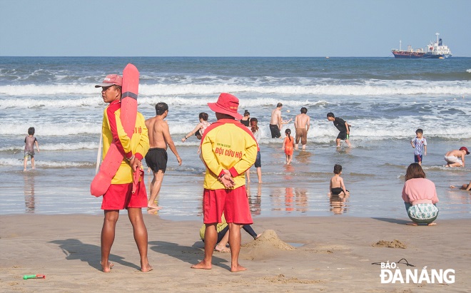 Lifeguards work hard with a high sense of responsibility and dedication