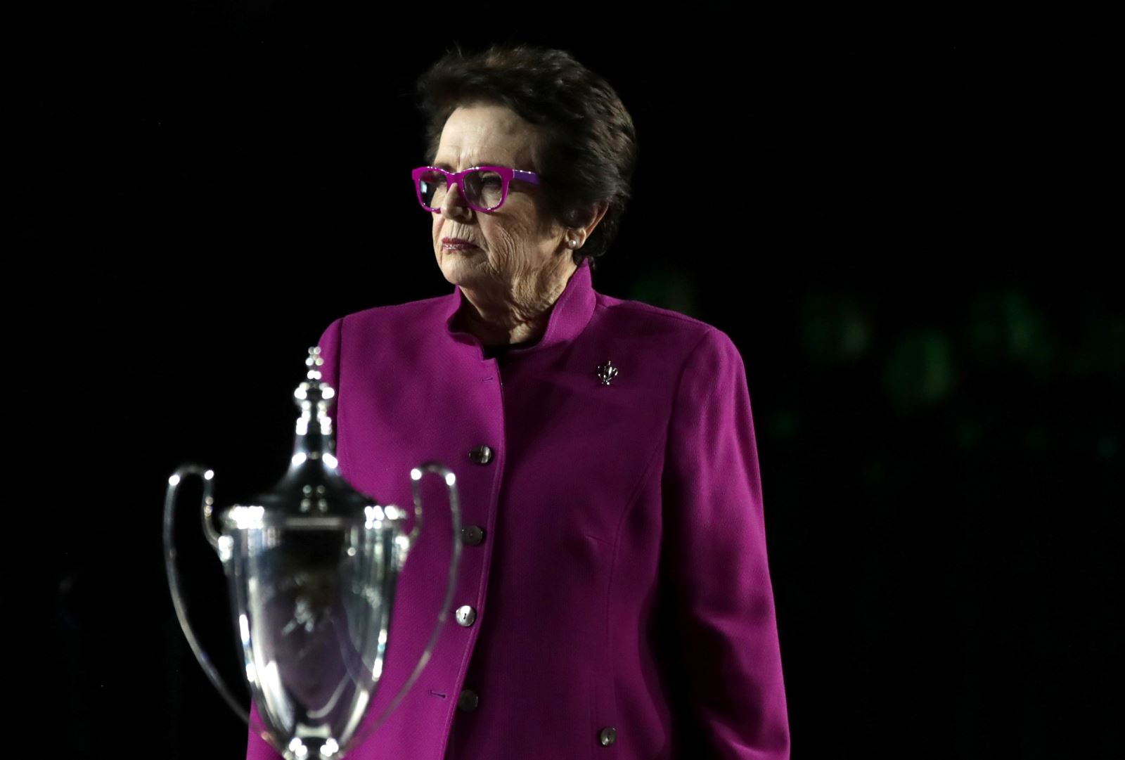 Tay vợt huyền thoại Billie Jean King. Ảnh: Reuters