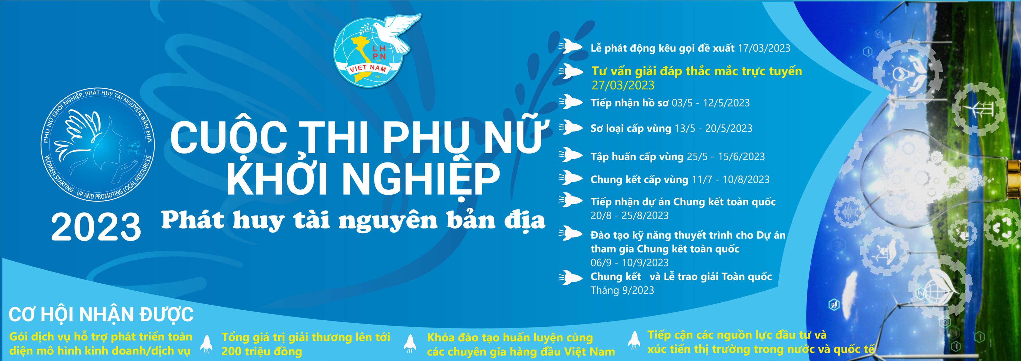 Cuộc thi Phụ nữ khởi nghiệp năm 2023 nhận hồ sơ đến hết ngày 12-5