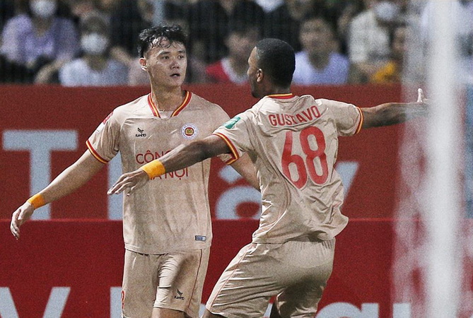 Kết quả vòng 7 V-League: Công An Hà Nội thắng đậm Nam Định