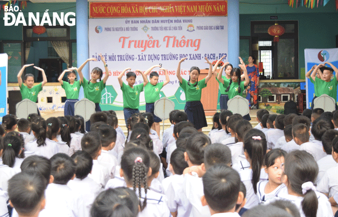 Huyện Hòa Vang tiếp tục triển khai mô hình xây dựng trường học xanh